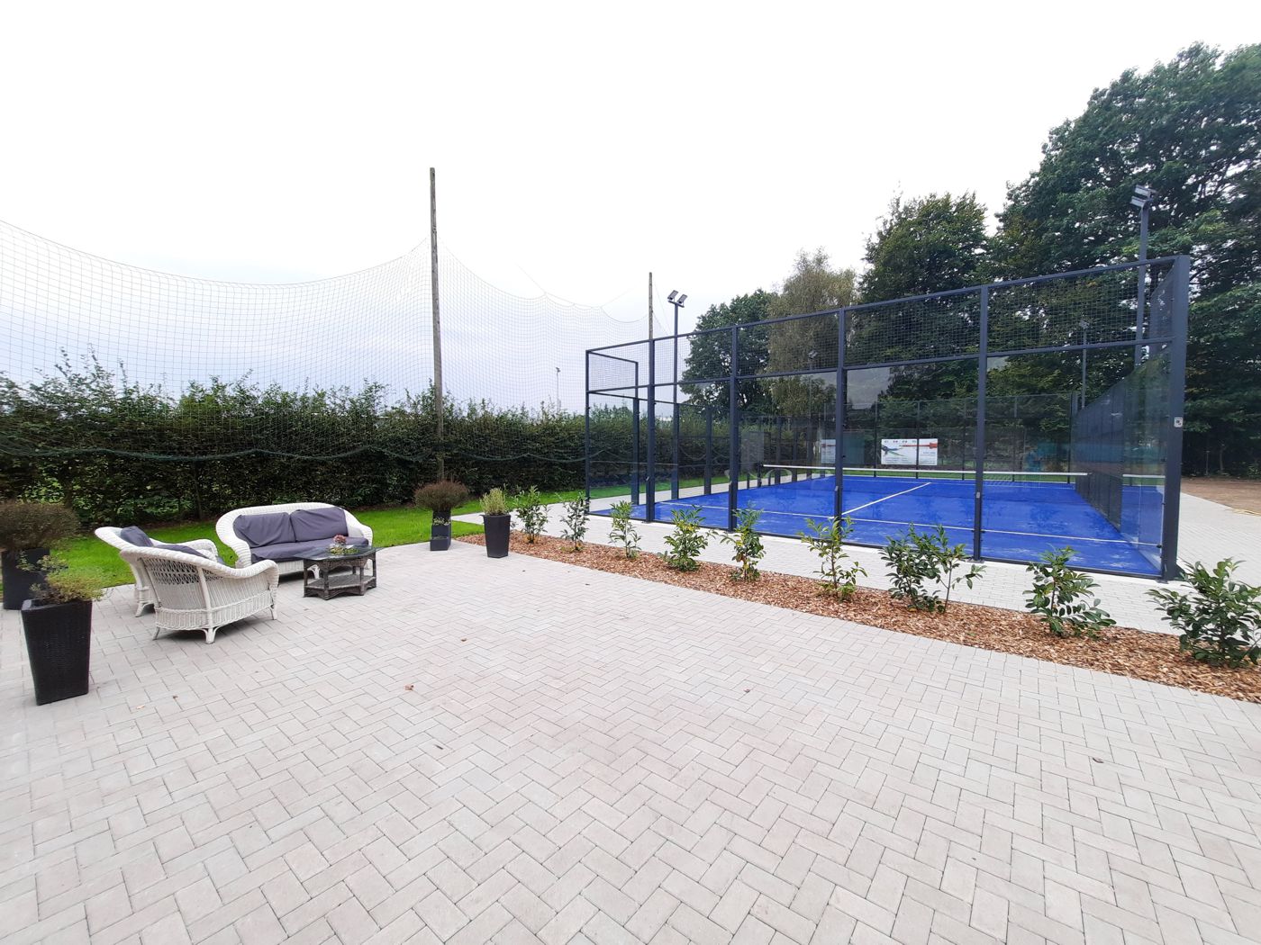 Padel-Tennisplatz des TC-Wiedau